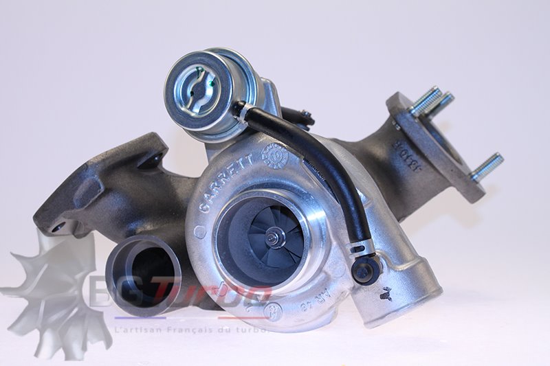 TURBO - HYBRIDE -  E/S PRÉPARÉ EN FRANCE  - STAGE2 - 0 - 6+6 pales - MFS PERFORMANCE 2546
Diamètre admission - Ind : 41,7 mm / Exd : 53,97 mm / Angle : 30°
