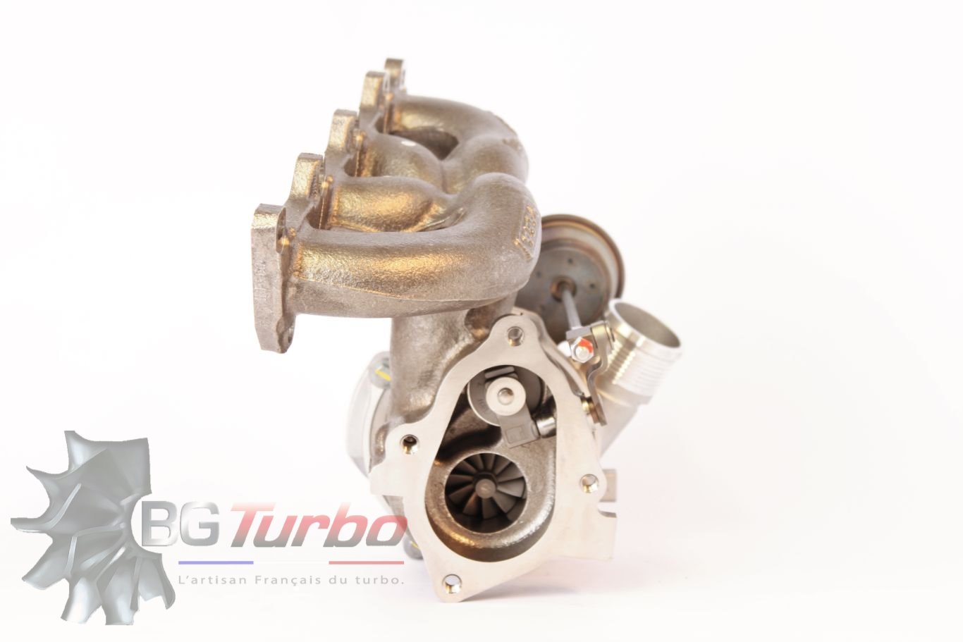 TURBO - HYBRIDE -  NEUF OE PRÉPARÉ EN FRANCE  - STAGE2 - 0 - 6+6 pales - MFS PERFORMANCE K429Diamètre admission - Ind : 39,3 mm / Exd : 56,08 mm / Angle : 30°
