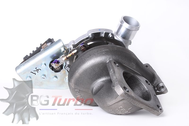 TURBO - HYBRIDE -  NEUF OE PRÉPARÉ EN FRANCE  - STAGE2 - 0 - 6+6 pales - MFS PERFORMANCE 25J4Diamètre admission - Ind : 43,38 mm / Exd : 59,4 mm / Angle : 0°
