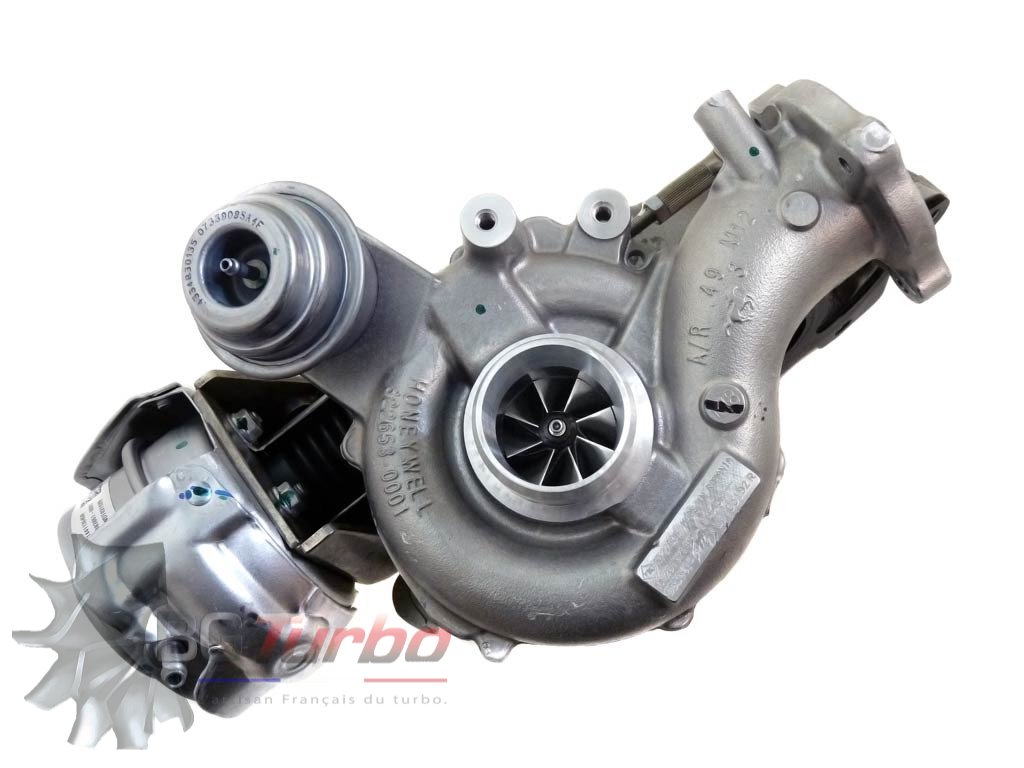 TURBO NEUF ORIGINE GARRETT DUAL STAGE - TYPE ACTUATOR VACUUM - MOTEUR RENAULT GEN2 EVO
