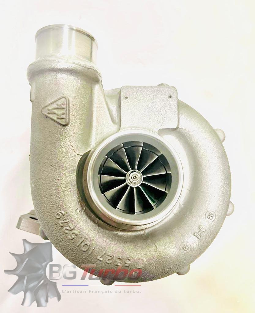 Turbo TURBO - HYBRIDE -  NEUF OE PRÉPARÉ EN FRANCE  - STAGE1 - 0 - 7+7 pales - MFS PERFORMANCE K268Diamètre admission - Ind : 50,33 mm / Exd : 71 mm / Angle : 30°
