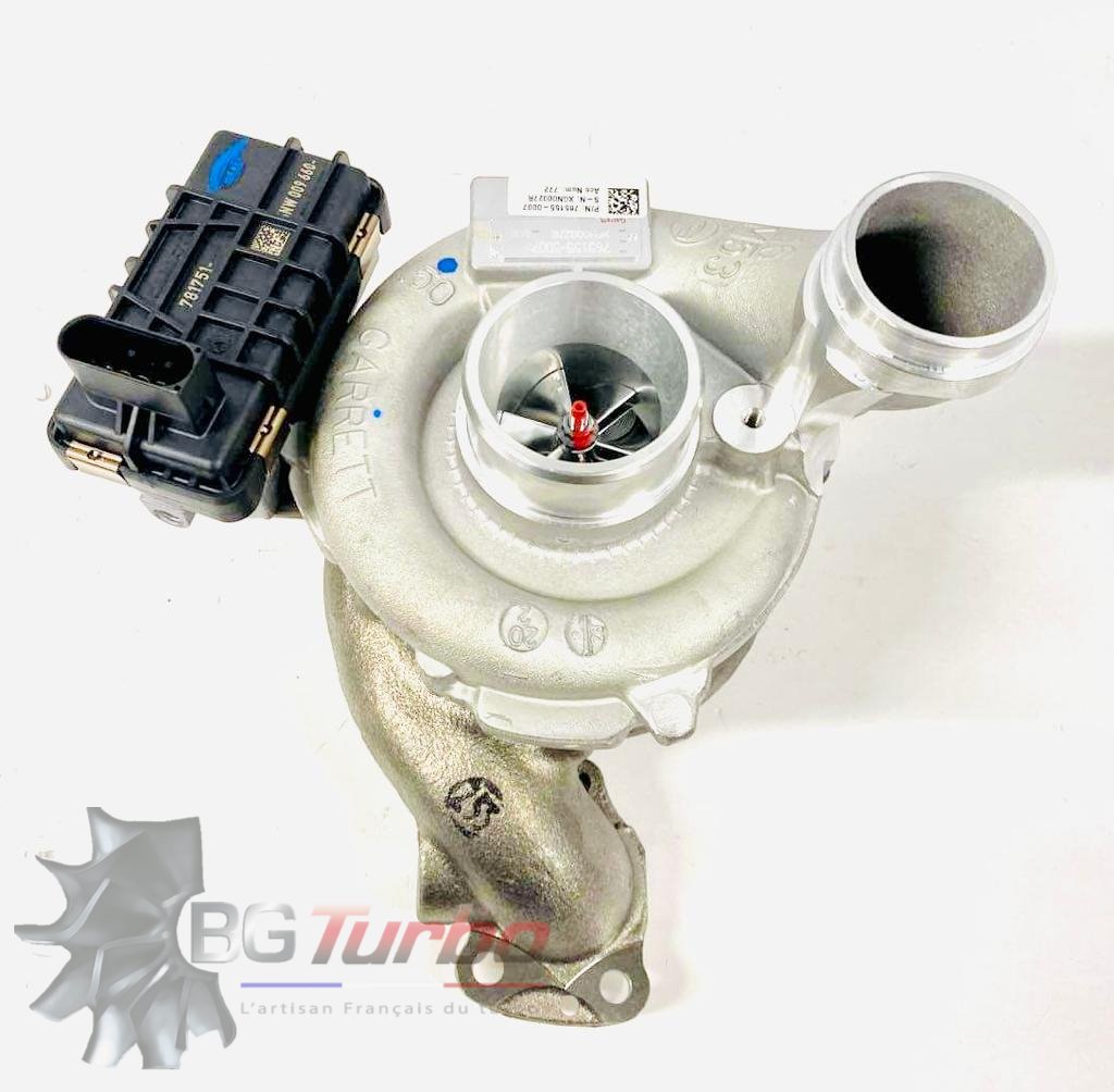 TURBO - HYBRIDE -  ORIGINAL REMAN PRÉPARÉ EN FRANCE  - STAGE2 - GT2056V - 6+6 pales - MFS PERFORMANCE 2594
Diamètre admission - Ind : 44,5 mm / Exd : 59,48 mm / Angle : 30°
